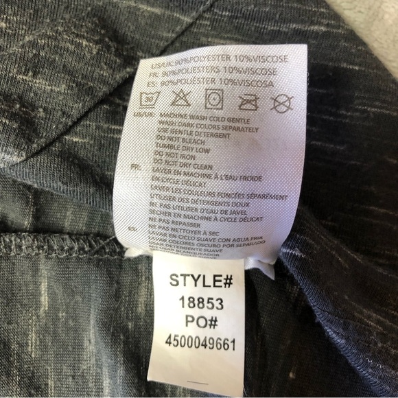 Fox Racing Heather Dark Grey Long Sleeve Pull Over Lightweight TruDri Hoodie - Picture 5 of 12